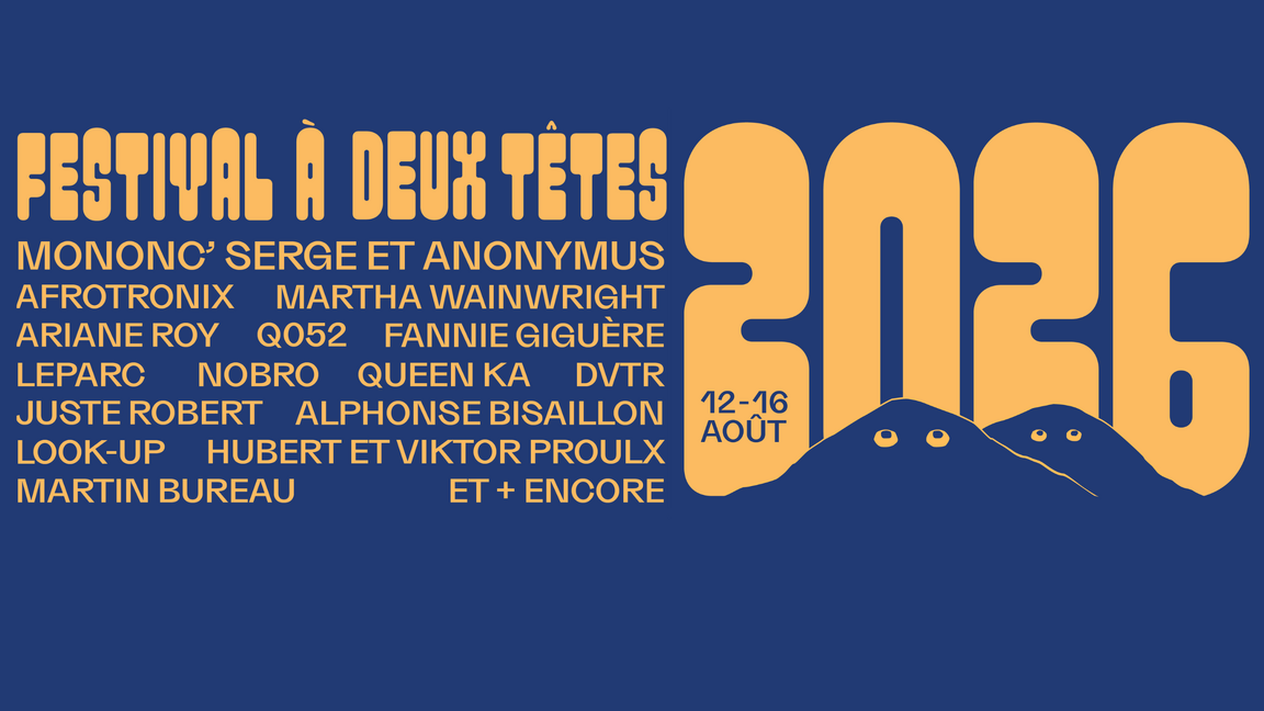 Affiche officielle Le Festival à deux têtes 2026